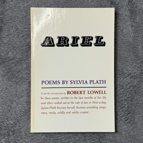 ARIEL poems by Sylvia Plath 1965 Harper & Row Paperback Facsimile - Picture 1 of 8